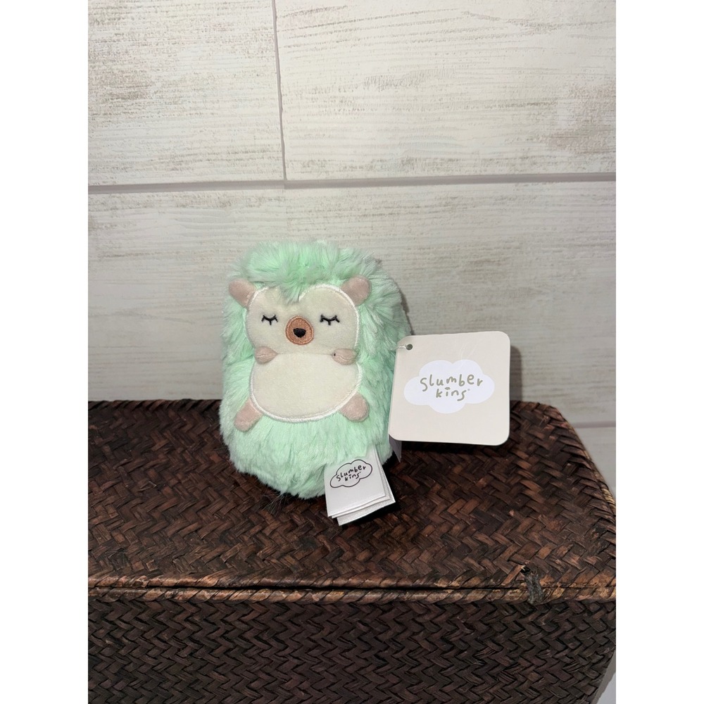 Slumberkins Slumber King Hedgehog Mini Kin Mint Green Plush Stuffed‎ Animal NWT
